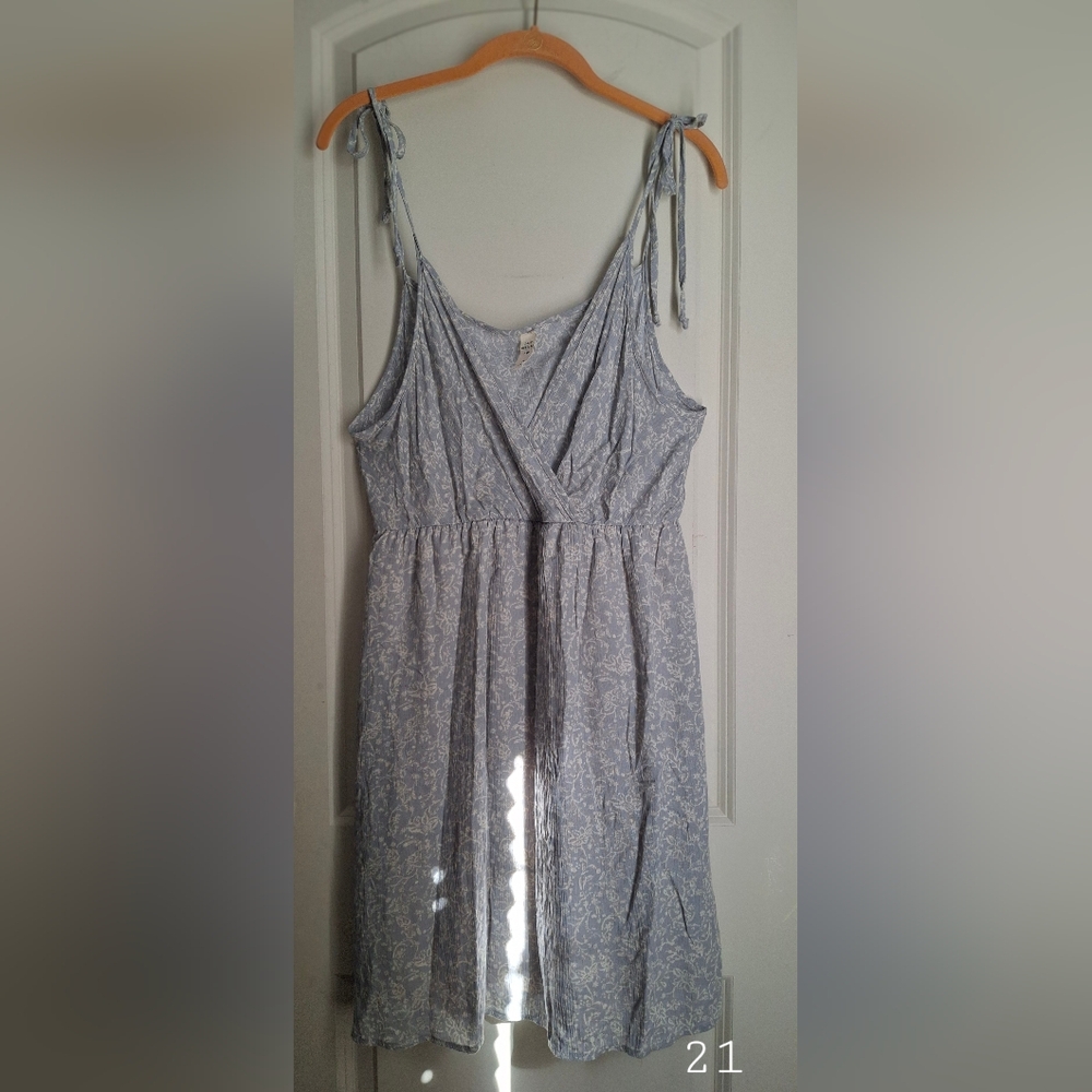 Lazy sundays womens sun dress sz L spring floral lighweight Cruise travel casual